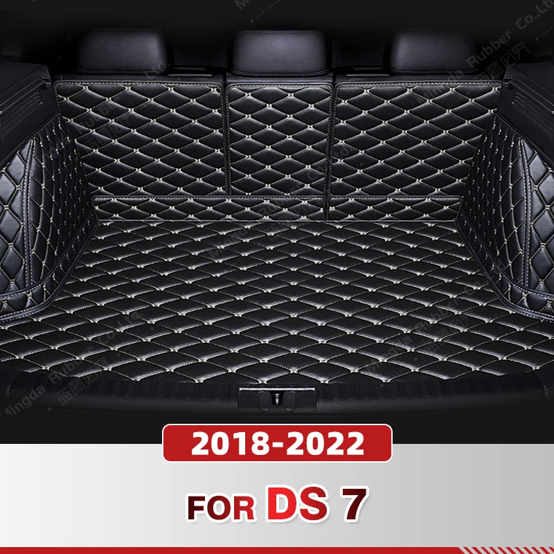 

Автоматический коврик в багажник с полным покрытием для DS 7 2018 2019 2020 2021 2022, антигрязный чехол для багажника автомобиля, подкладка для багажника, аксессуары для интерьера