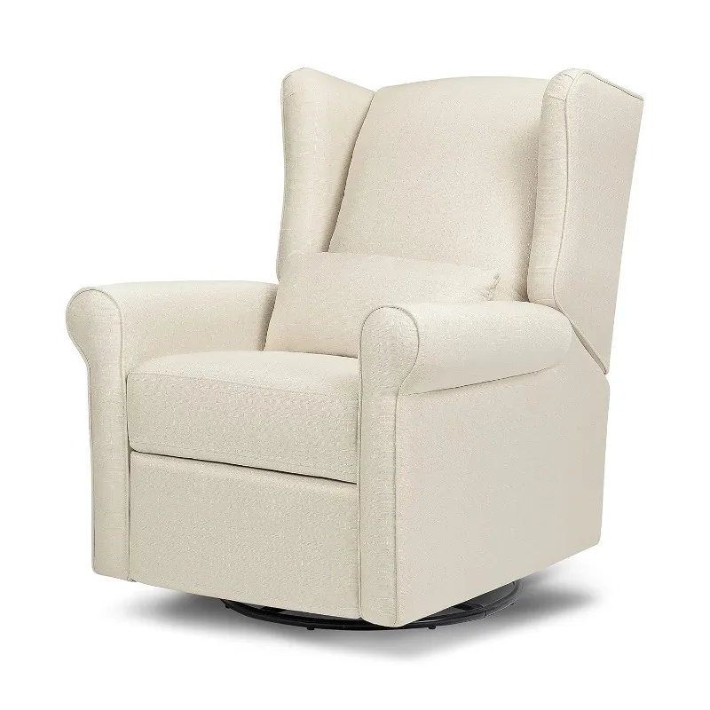 Hayden Recliner and Swivel Glider in Natural Oat, Greenguard Gold & CertiPUR-US Certified