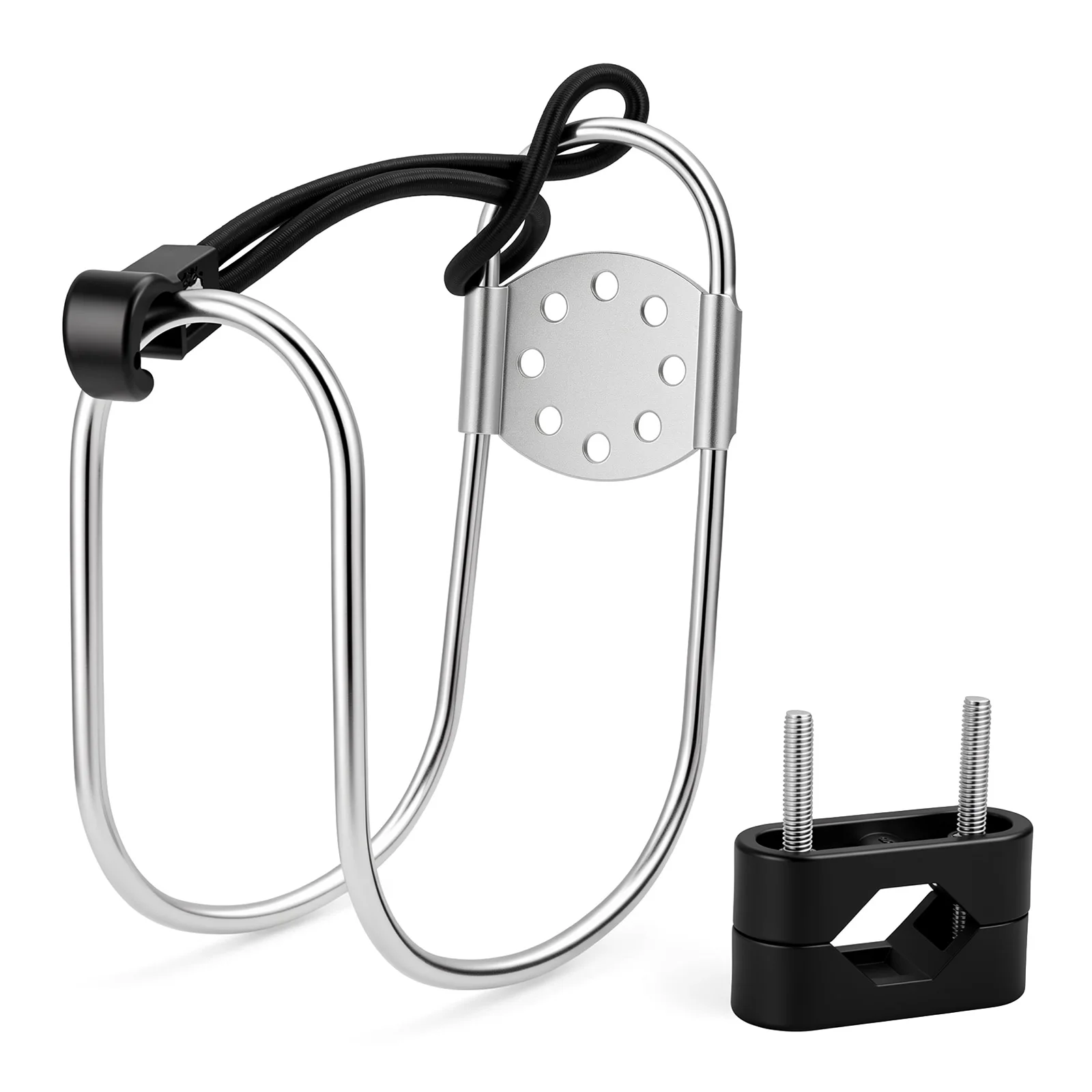 

Marine Stainless Steel Horseshoe Lifebuoy Bracket Life Buoys Ring Holder Swimming Ring Holder Adjustable Rail Boat Accessories