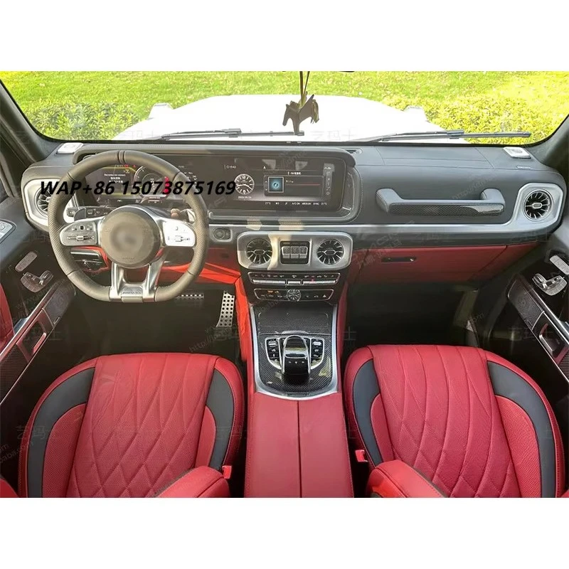 China Factory Sale Leather Interior Upgrade Kit LCD Display Digital Cluster for G Class W463 W464 2019+ Car Dashboard