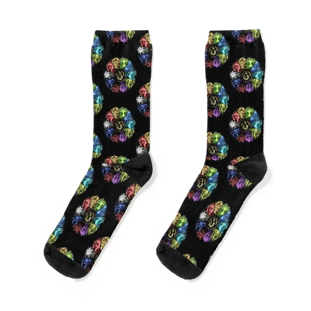 

MTG Faded Guild Wheel Socks kawaii Lots Men Socks Luxury Brand Women's