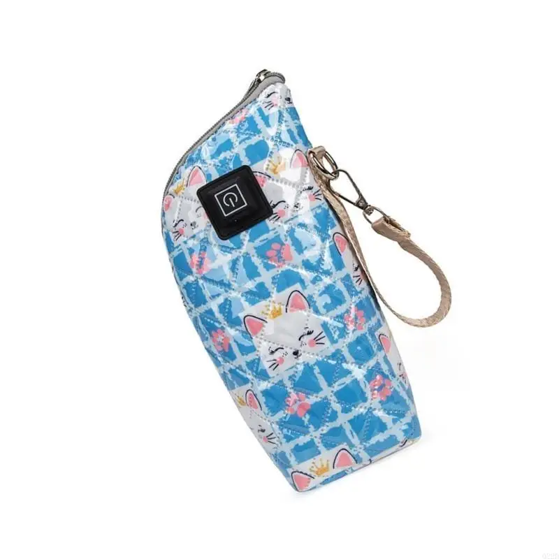 

Q22D Adjustable Milk Bottle Insulated Sleeve Case Breastmilk Heating Bag USB Charging