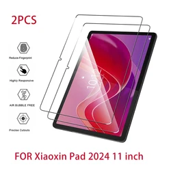 2PCS HD Scratch Proof Screen Protector Tempered Glass For Lenovo Xiaoxin Pad 2024 11-inch Tablet Protective Film Oil-coating