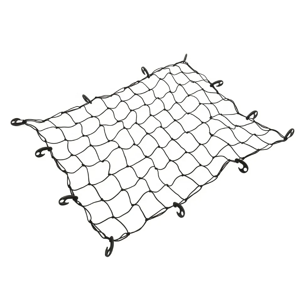 120x180CM Car Trunk Rooftop Net Rubber Elastic Cargo Net Luggage Storage Organizer Mesh Universal for Travel Offroad Car