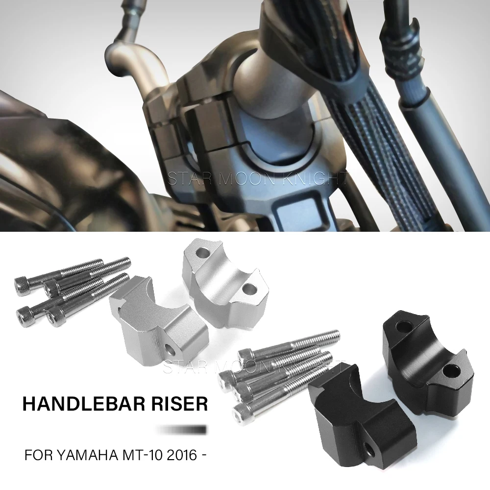 

Handlebar Stretcher For Yamaha MT-10 MT10 MT 10 2016 -Motorcycle Handlebar Risers Extension CNC Clamp Increased 25MM Riser Clip