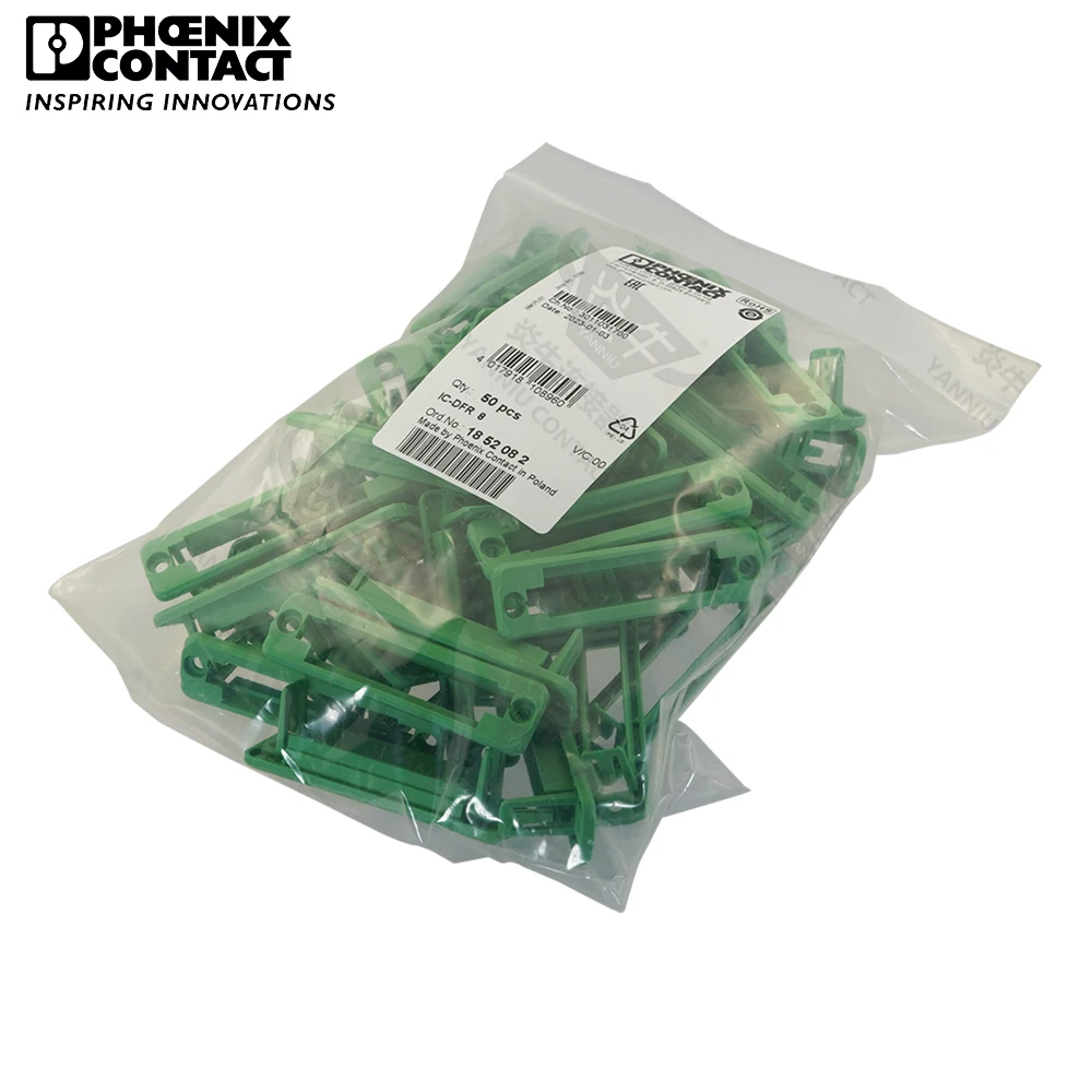 1PCS Original Genuine Phoenix Contact Connector PCB PLUG-IN Panel Mounting Frame Terminal Block 8 PIN IC-DFR 8 1852082