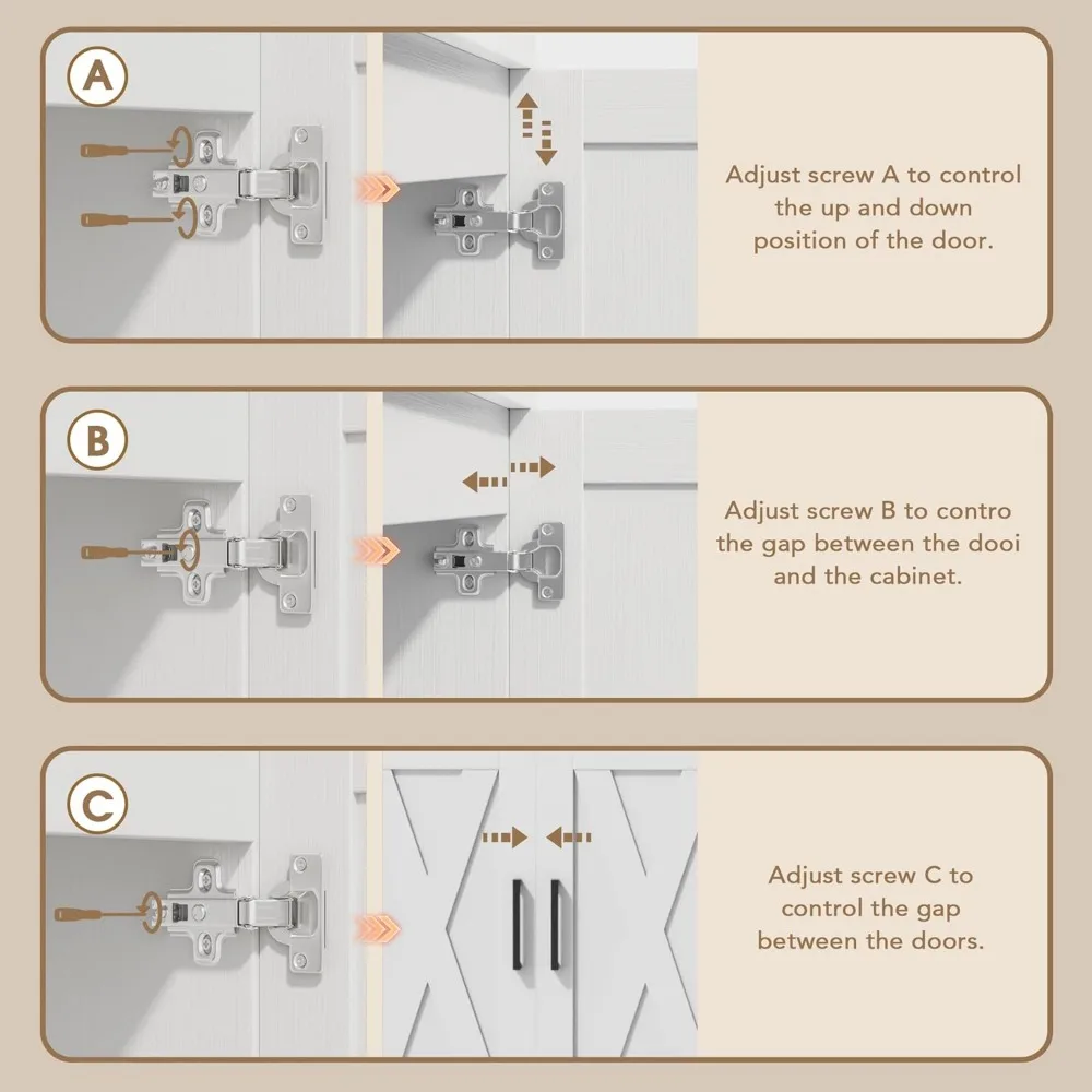 Mueble de baño estilo granja de 24" con lavabo, mueble de almacenamiento con 2 puertas y 1 cajón