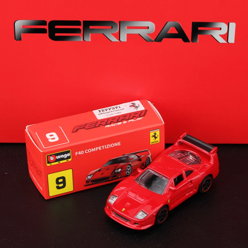 Bburago 1:64 Ferrari Series  Model Car Collection For LaFerrari /Enzo/458 Speciale/488GTB/599GTO/F40/F50