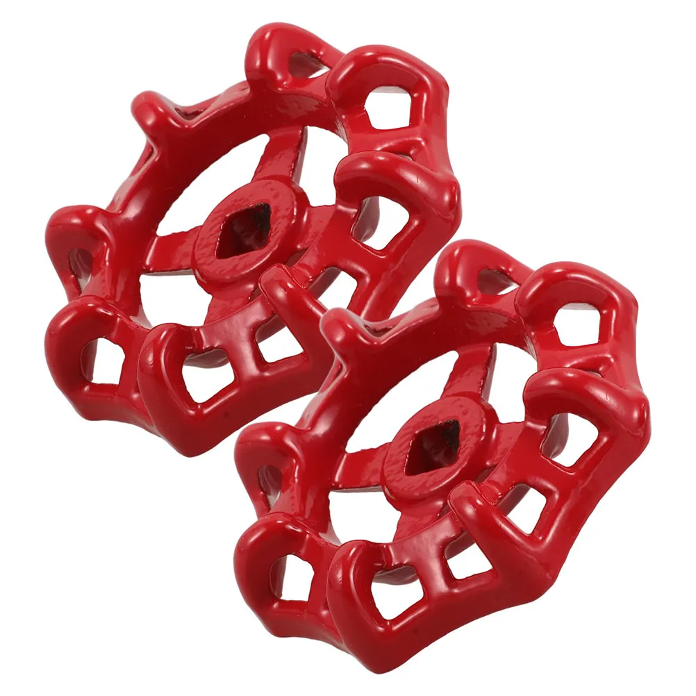 

2Pcs Industrial Cast Iron Handwheel 57Mm Od for Valve Control Stop Gate Water Faucet Shutoff Handle Replacement Outdoor Spigot