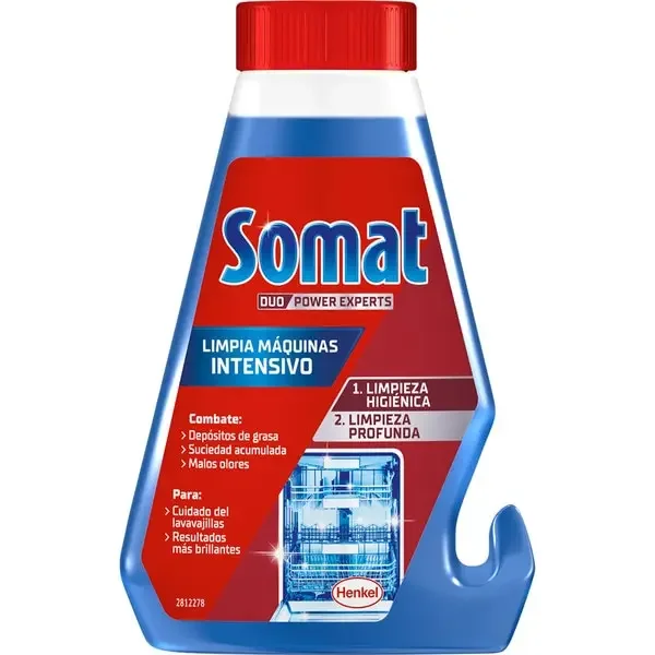 SOMAT clean dishwasher machines intensive removes grease & lime bottle 250 ml x 6 Pces】 roua】