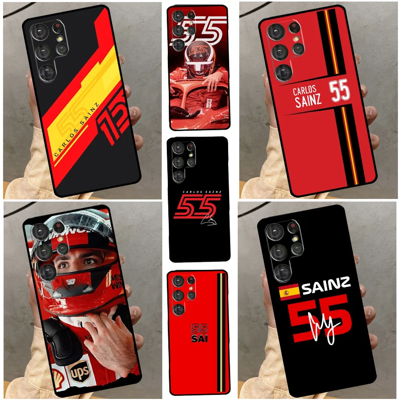 Carlos Sainz Case For Samsung Galaxy S23 Ultra S22 Ultra S20 FE S21 FE Note 10 20 S8 S9 S10 Plus Cover