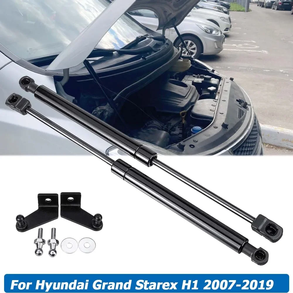 For Hyundai Grand Starex H1 2007-2019 Front Engine Hood Shock Bar Support Lift Strut Rod Arm Gas Spring Bracket Car Accessories