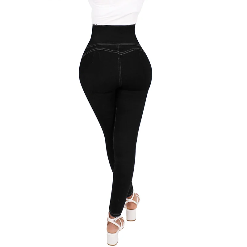 Women\'s High Waist Curvy Jeans Butt Lift Pants Stretchy Super Stretch Butt Shaping Bottom Up Denim Pants