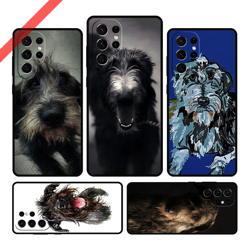 Irish Wolfhound Dog Phone Case For Samsung Galaxy S20 FE S21 S10 S23 Plus S24 S22 Ultra Coque Note20 Note10 S9 S8 Cover Capa