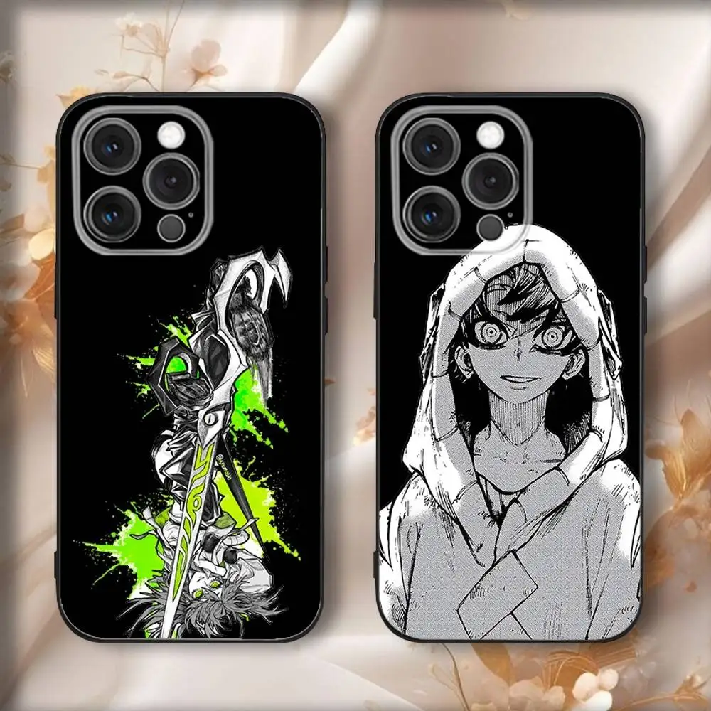 

Чехол для телефона аниме G-Gachiakutas для iPhone 17,16,15,14,13,12,11,Pro,Max,Plus,Air,X,XS,XR,SE,8,7,Mini,Soft Black Funda