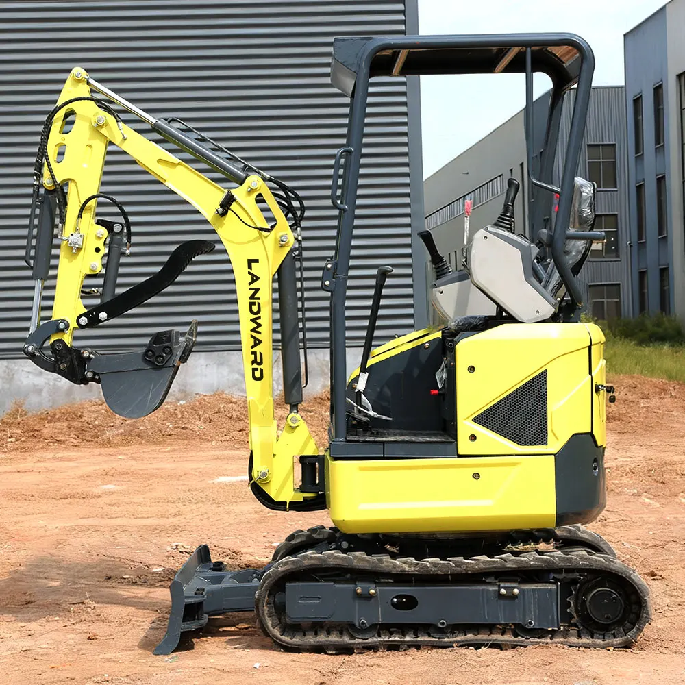 China 1.7 Ton Excavators LW17E Multifunctional Excavator Piston Pump Customized Euro 5 Kubota D722 Engine Mini Excavator Custom