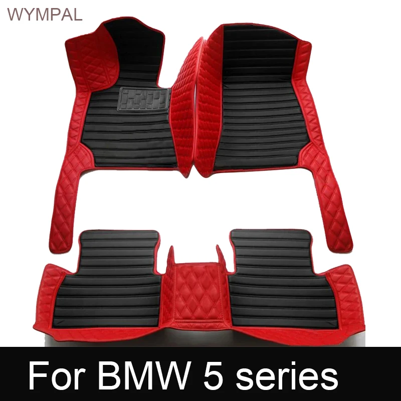 Car floor mats for BMW 5 series G30 525i 530i 540i 2018 19 20 21 22 Custom auto foot Pads automobile cover interior accessories