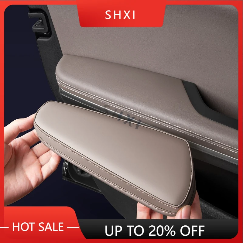 Good Quality New For BYD Han EV DM-i 2020-2025 Car Door Armrest Height Increasing Pad Door Handle Protective Covers Auto Interio