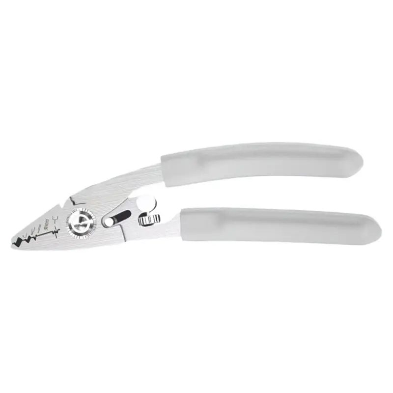 [B24B!】 Multifunctional 6 In 1 For Fiber Optic Wire Stripper Cutter Stainless Steel Professional For Fiber Cable,Coating Strippi