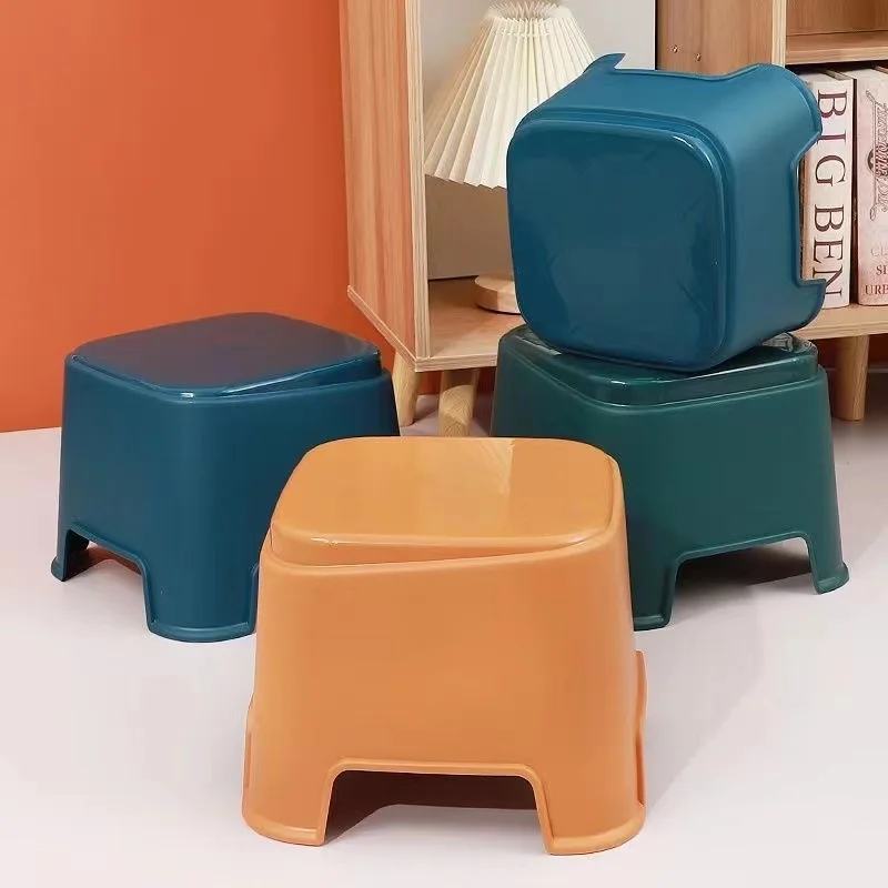 stacking thickened low stool sofa stool coffee table stool shoe stool bench square stool