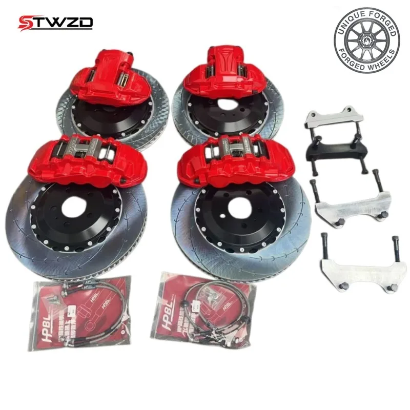 26 StyleHigh Quality Aluminum 8520 Big 6-piston Calipers Brake Kit For AUDI A4 A4L A6 A6L A8 Q5 Q7 8 B9 A5 S5 RS5 Coupe Sportbac