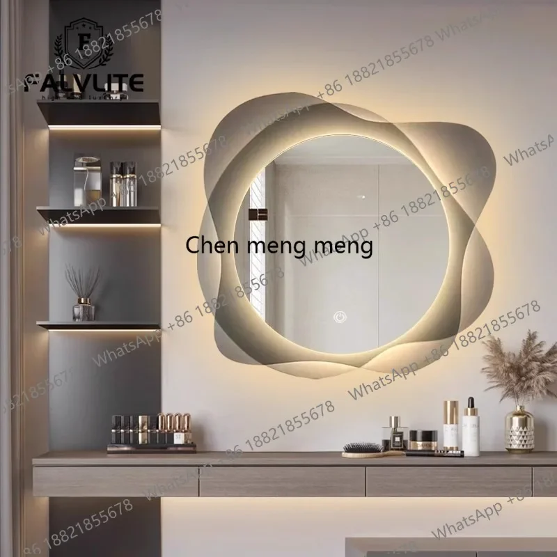 F150French light luxury, bathroom mirror high definition modern simple makeup mirror bedroom bathroom