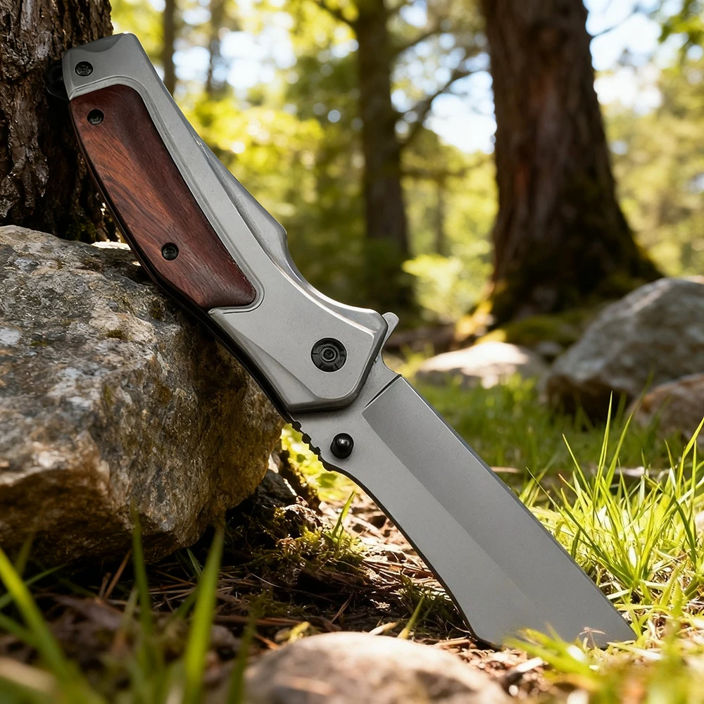 DA107 5Cr13Mov شفرة التخييم في الهواء الطلق سكين صيد صلابة عالية البرية بقاء جيب سكين للفرد التنزه تسلق سكين