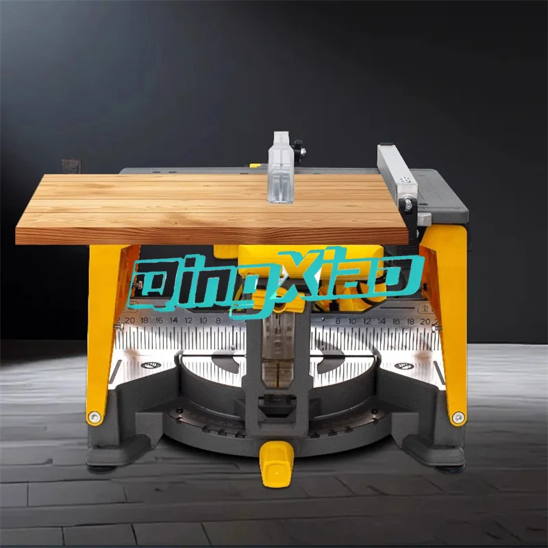 New Compound Miter Saw Multi-function Dust-free Cutting Angle Cutting Woodworking Machinery Sliding Table Saw All-in-one Machine