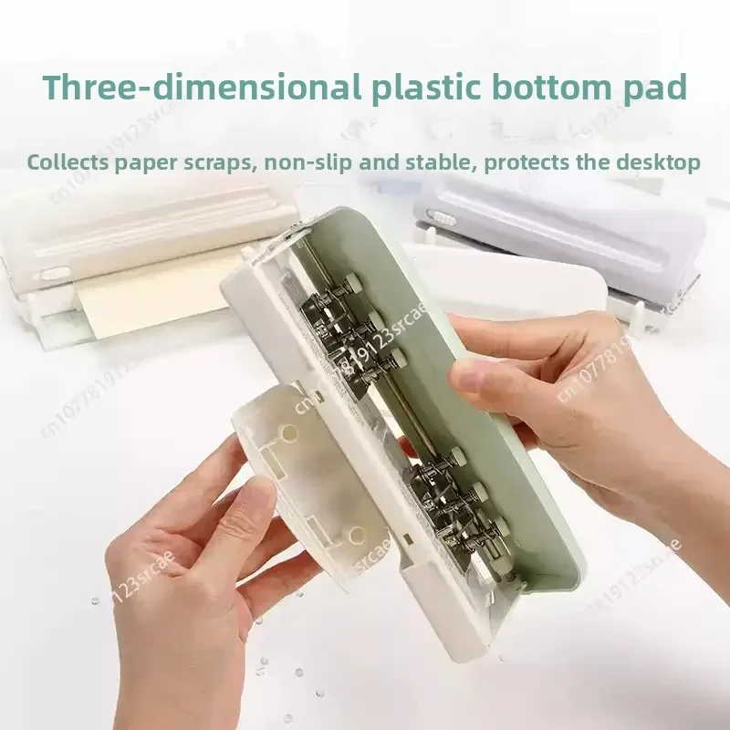 for Multi-Hole Puncher, Six-Hole Punching Machine with Adjustable 4mm 6-Hole 9-Hole Design, M5 Paper Binding Office Tool