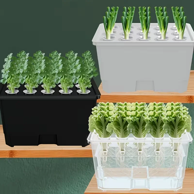 Hydroponic Vegetable Herb Growing System Hydroponic Seedling Tray Set Hydroponic Seedling Components Balcony Gardening Accessory
