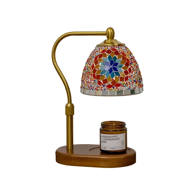 

Bohemian retro wax melting lamp, bedroom bedside atmosphere candle melting fragrance birthday gift lamp