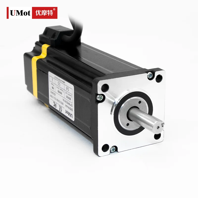 Current 5.8A 60mm Nema 24 High Precision Hybrid Closed Loop Stepper Motors With Encoder 25.5mm Height 127mm 5500mN.m