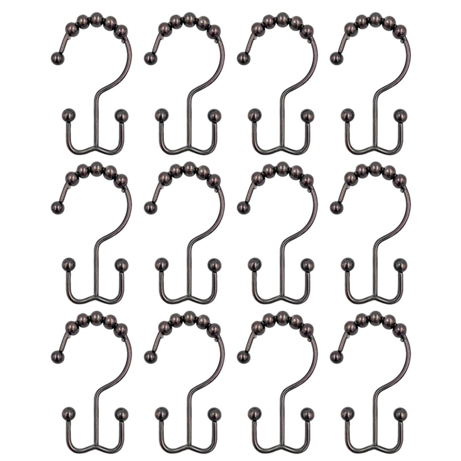 12-Piece Double-Sided Shower Hooks 8