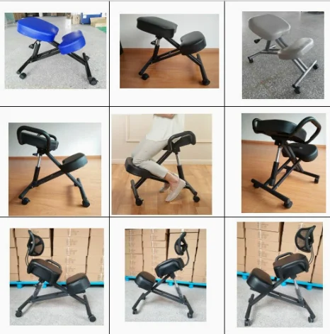 Adjustable Ergonomic Kneeling Chair, Computer Kneeling Chair, Correction of Spine Correction of Sitting Position, Manicure Chair view 5