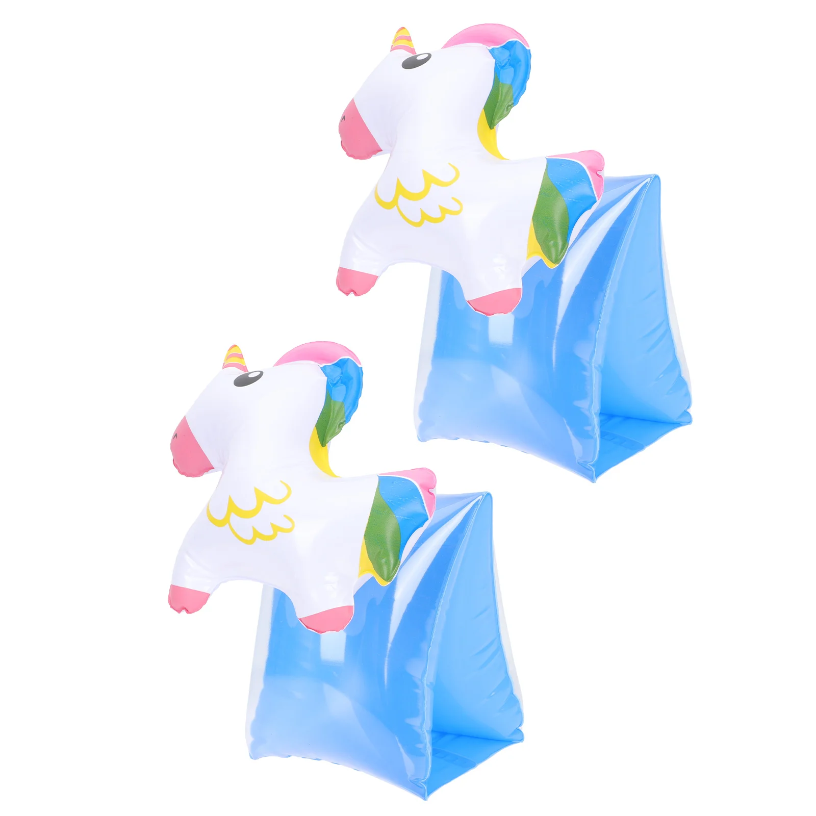 2pcs PVC Swimming Float Sleeves for Kids Arm Floating Inflatable Buoyant Cartoon Design Thickened Floater Sleeve Outdoor Pool