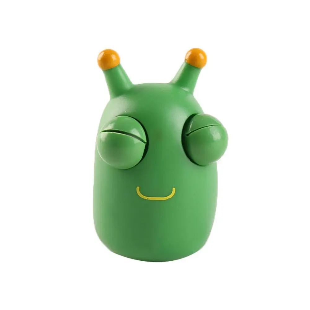 

Funny Eyeball Burst Grass Worm Pinch Toy Big Eyeball Eye Popping Squeeze Toy Creative Bouncing Toy Eye Popping Worm