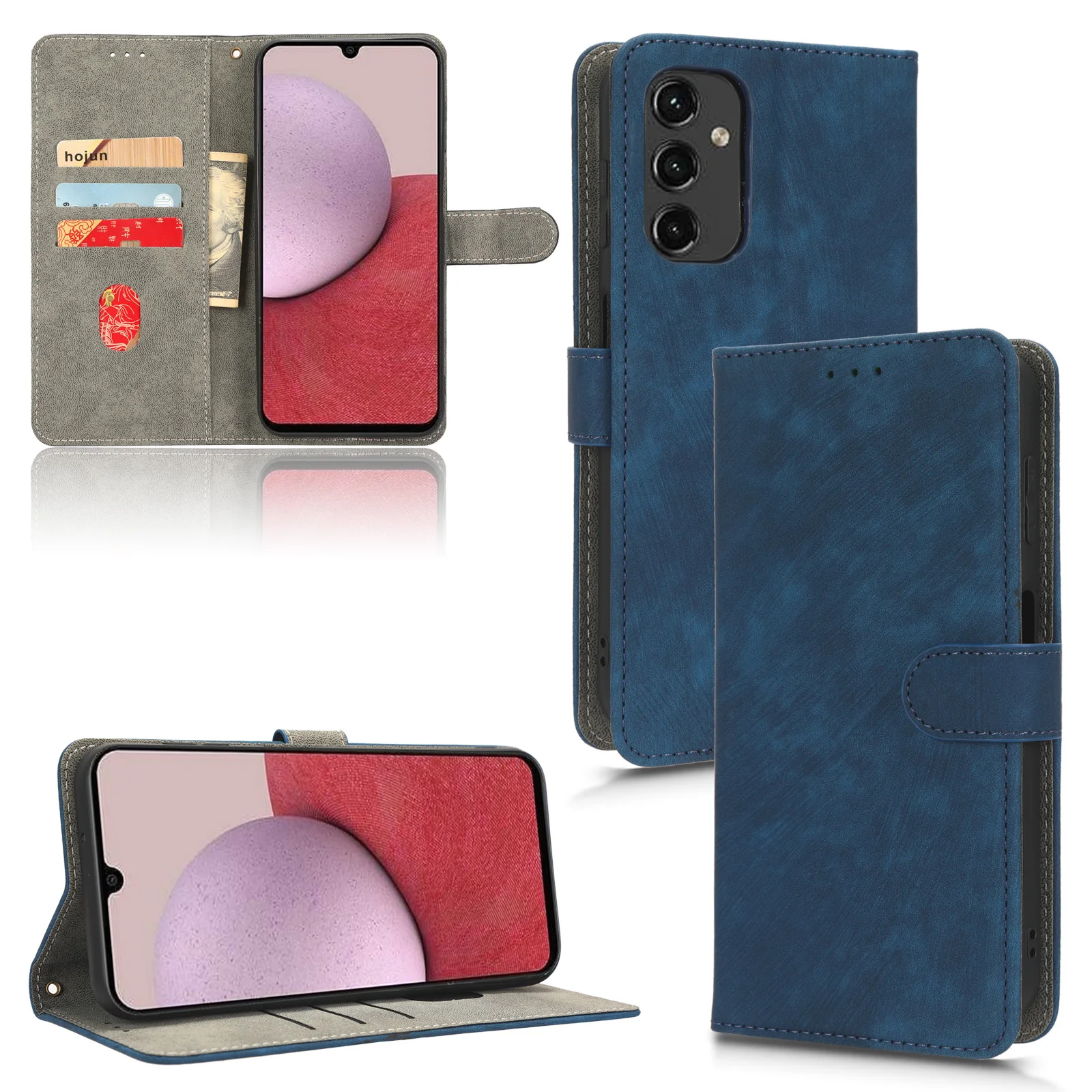 

RFID Protection Leather Cases For MOTO G73 G13 G23 G53 E13 E32 E22 X40 G32 G62 G72 Edge 30 X30 S30 5G Wallet Phone Case 100pcs