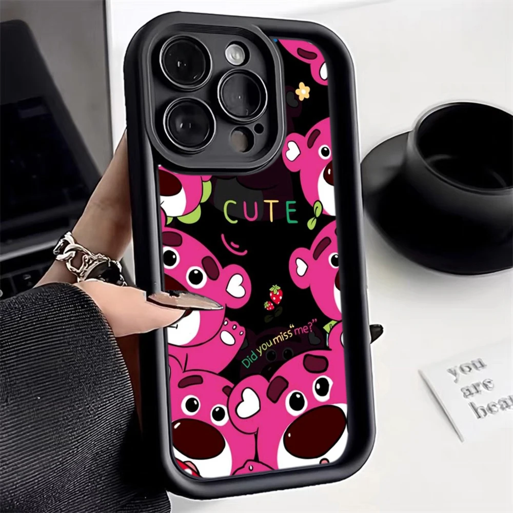 SS152 Toy Story Lotso Cute art Angel Eye TPU Soft Phone Case for Xiaomi Redmi Note 13 12 11 10 9 8 Pro 7 10C 12C 13C Cover