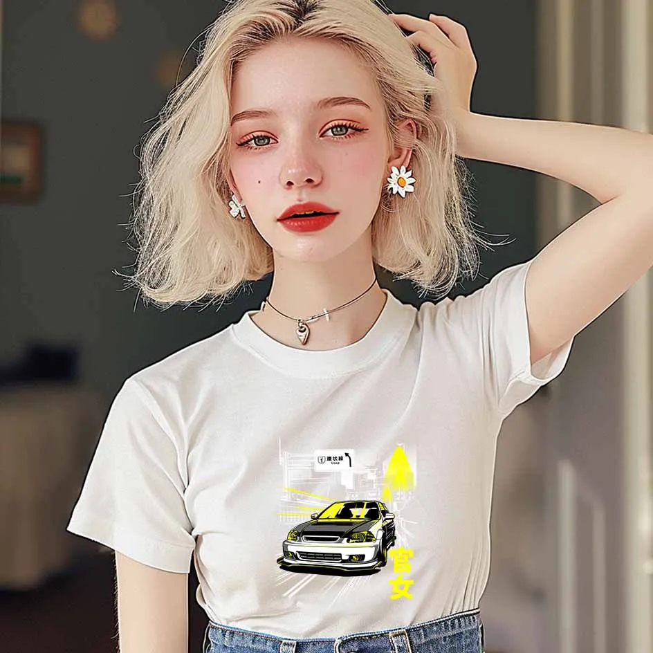 Retro - style Supercar Graphic Futuristic - look Engine Decal Iron-on Transfers for Clothing Wash - resistant DIY Craft