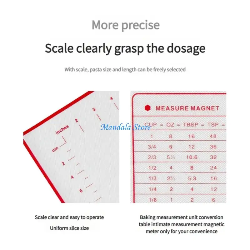 

U2JC Flexible Silicone Baking Mats For Dough Rolling Heatproof 230°C Nonslip Grip Easy Cleaning Kitchen Accessory