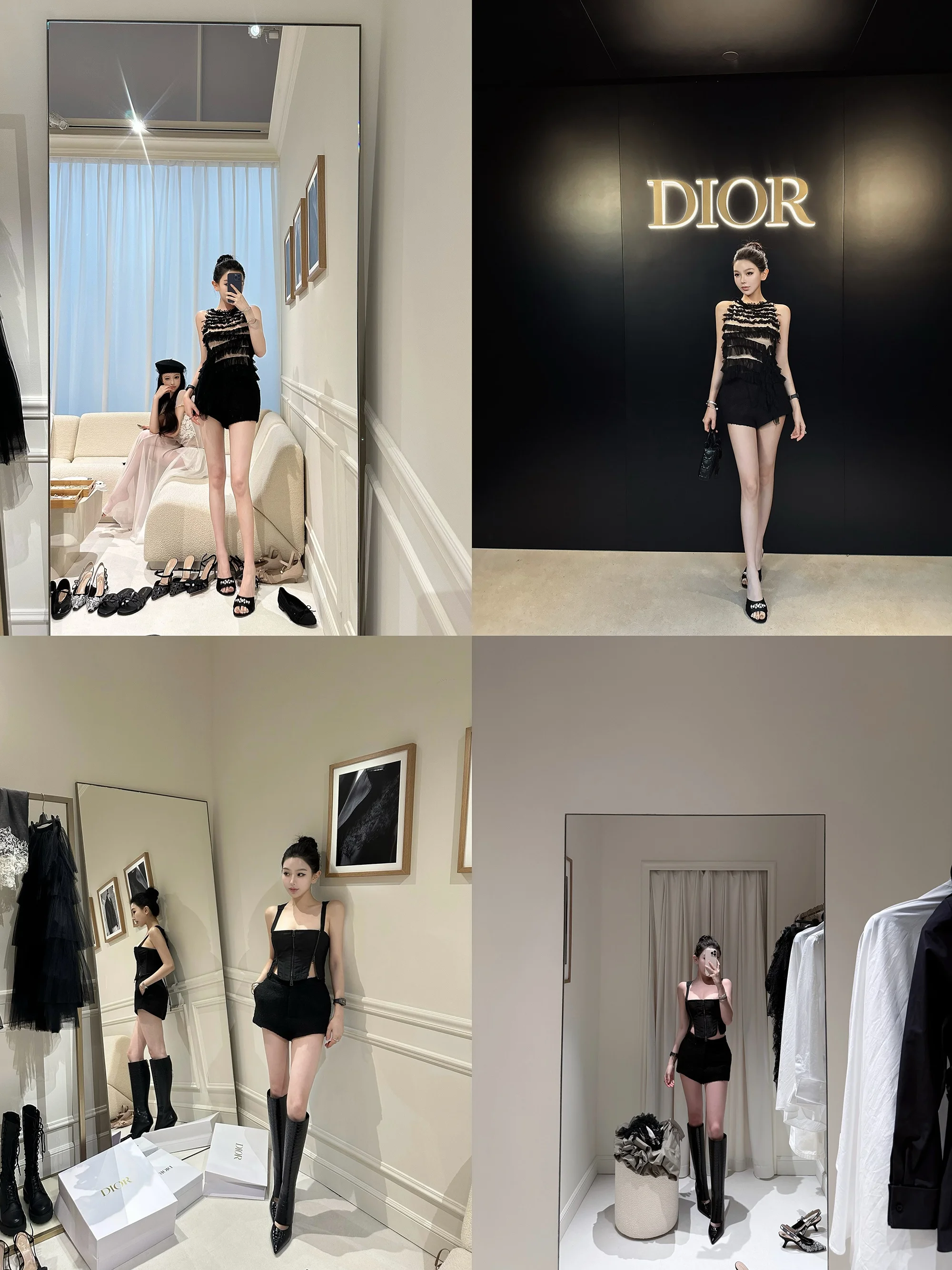 

Женские укороченные брюки Woppei для ранней осени: универсальный крой, фактурный клетчатый дизайн, объемный крой, облегающий силуэт