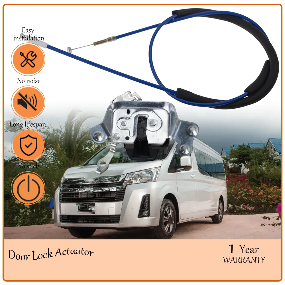 

Robust RHD Right Sliding Door Auxiliary Lock Flexible Cable Compatible With Hiace Commuter Grandia GL 2005-2018,oem 69380-26010