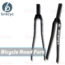 Bicycle Full Carbon Fiber Fork, 700C, 700C, Matte, Cycling Parts, Bike Fork, 420g