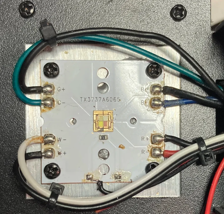 TX3737A6065 4A 60W RGBW LED Chip PCB Circuit Board Replacement Parts For 60W Beam Moving Head Stage Light