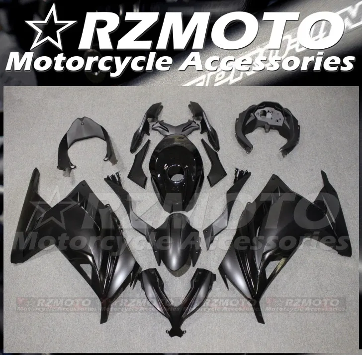 New ABS Motorcycle Fairing Kit Body Bodykits Fit For Kawasaki Ninja300 Ninja 300 EX300R EX-300R 2013-2018 Black Glossy Matte