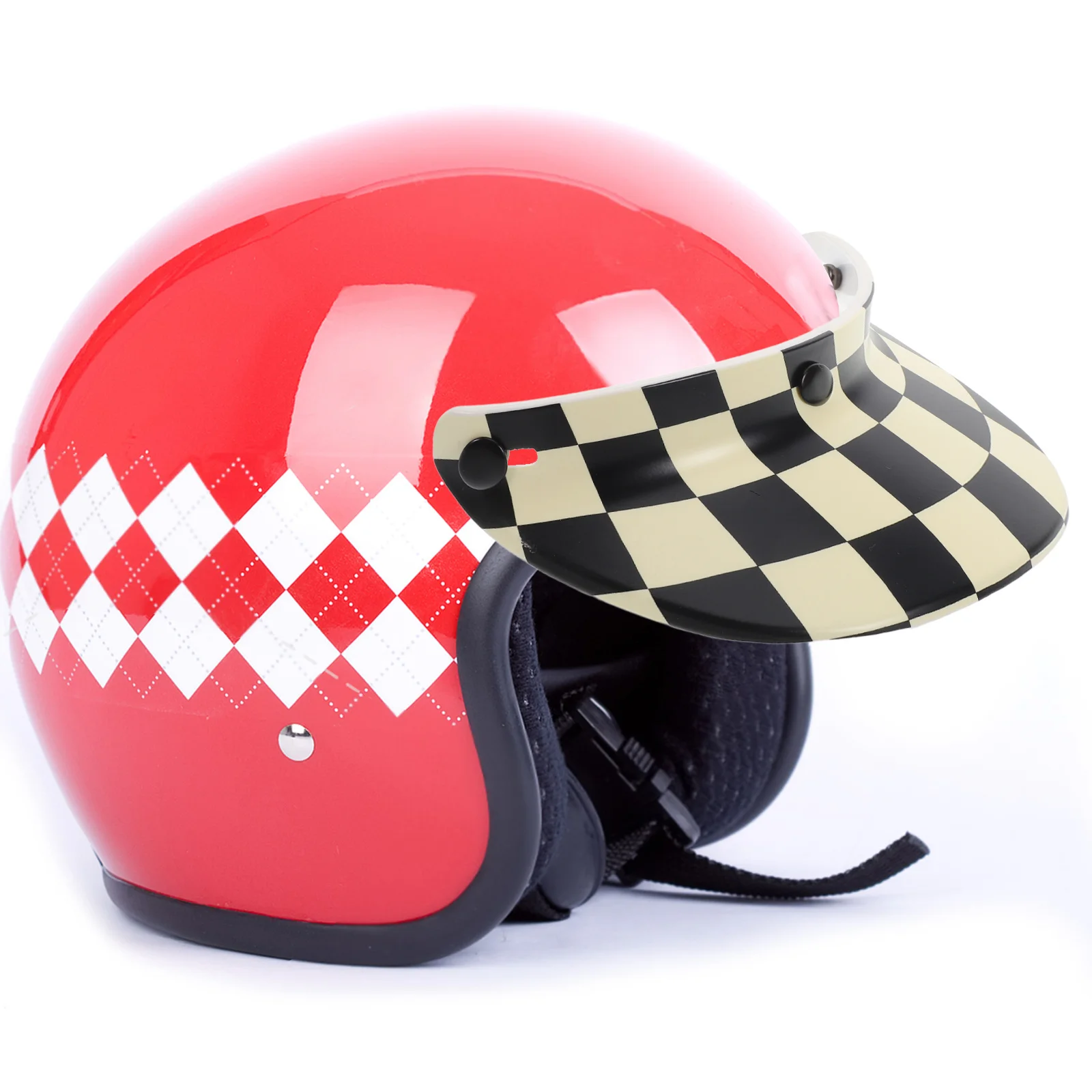 

Replaceable Motorcycle Visor Fit Lightweight Design for Uv Protection Stylish Decorative Shield for Bike