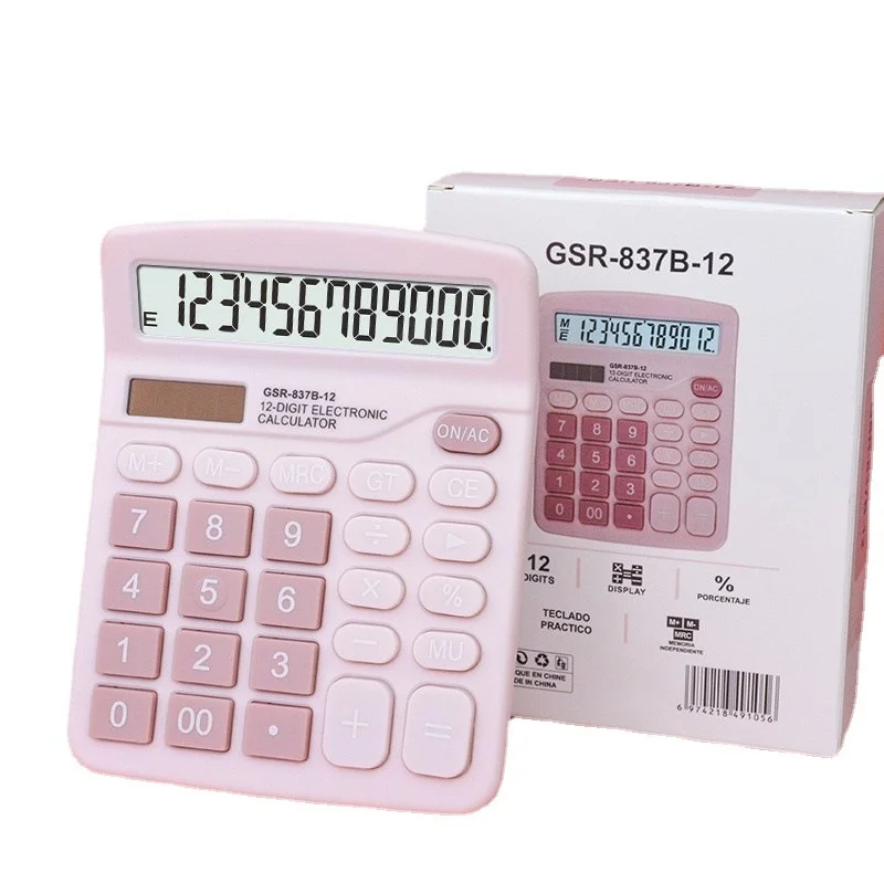 20pcs Calculator Office Supplies Student Accounting Essential Scientific Computer Function 12 Bit Intelligent Computer