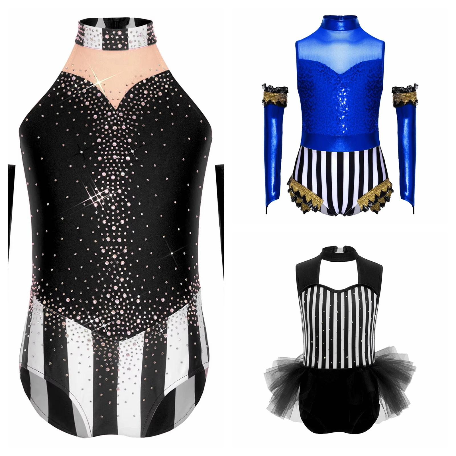 

Girls Role Play Ringmaster Fancy Dress Circus Costume Dance Leotard Clown Outfits Cosplay Majorette Halloween Carnival Costumes