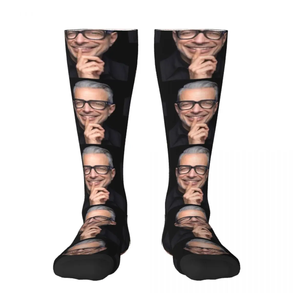 

Забавные носки Jeff Goldblum модные яркие подвязки основные забавные подарки мужские носки женские