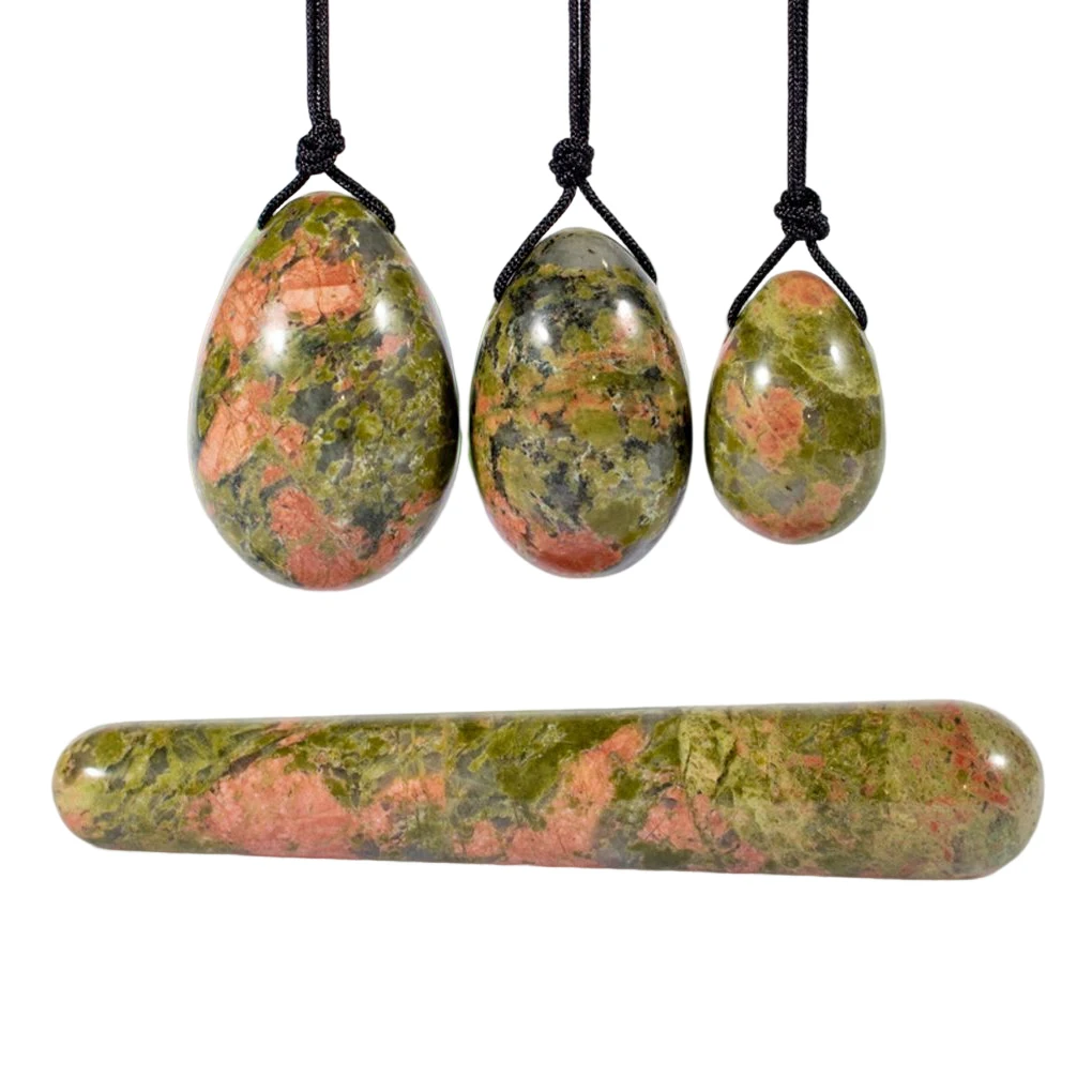 Vaginal Egg Massage Ball Jade Decor 4 In 1 Healing Stone Exquisite Smooth Attractive Ore Mineral Energy